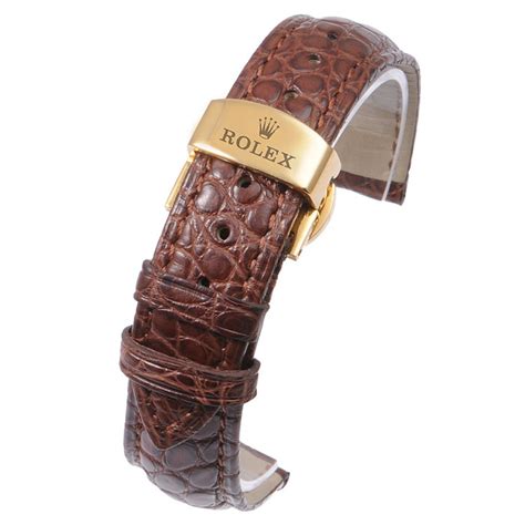 alligator watch band for rolex|rolex watch straps.